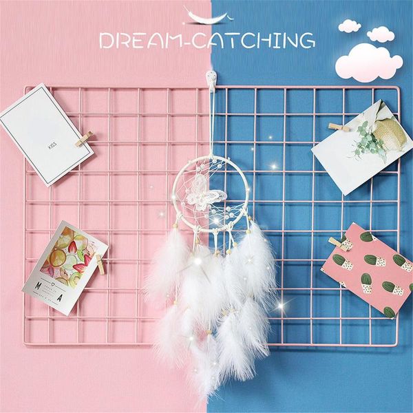 

dreamcatcherdream like feather dreamcatcher home bedroom wall hanging luck gift wind chimes & hanging decorations #yj