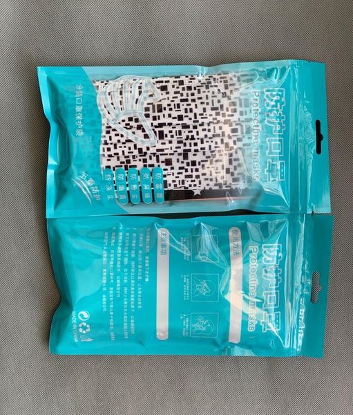 

1bag mixed 10pcs multicolor fashion anti-dust cotton protective masks men women disposable face mask man woman pbt