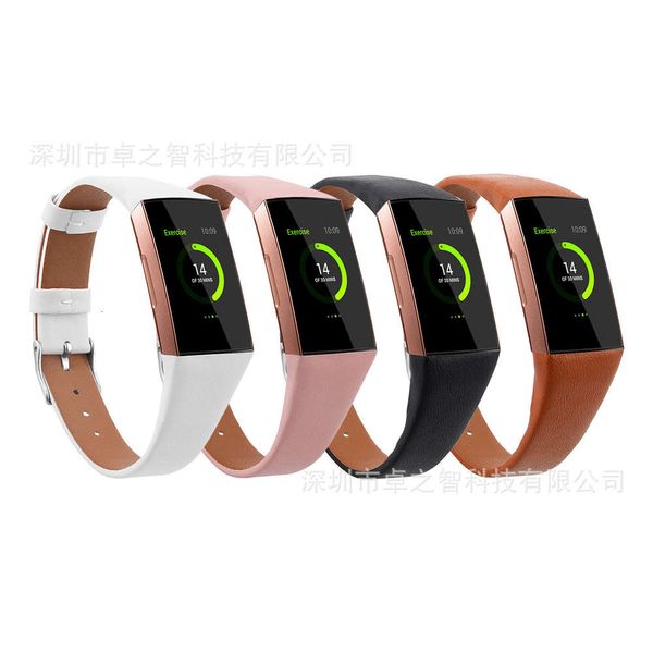 

fitbit charge3 smart leather wristband