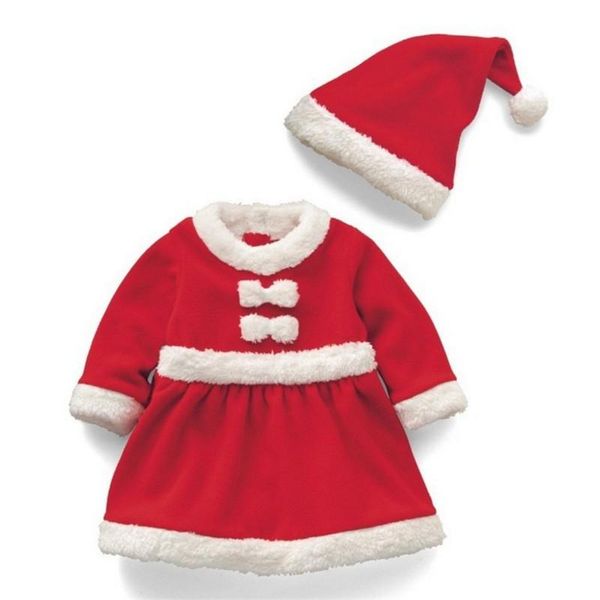 

christmas baby santa claus role-playing costume baby boy long-sleeved clothes baby toddler girl dress cute winter clothes