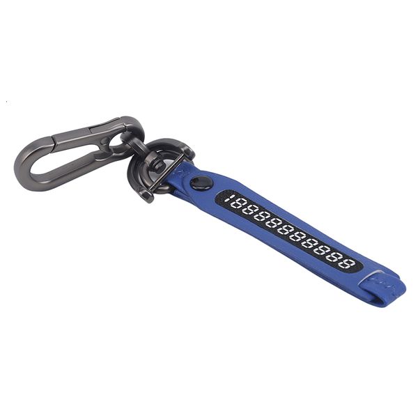 

number car key plate ring anti-lost pendant phone, Silver