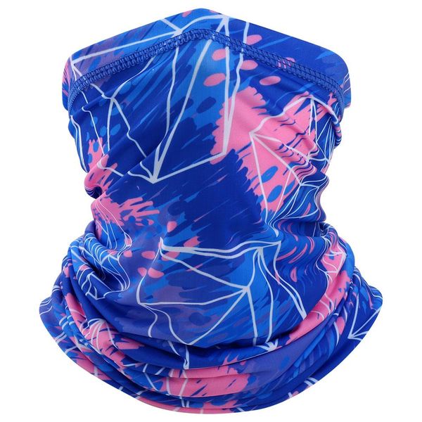 

breathable bandana tube scarf neck gaiter cover uv sun quick-dry stretch face scarves hiking fishing cycling running women men sqcrrf, Black