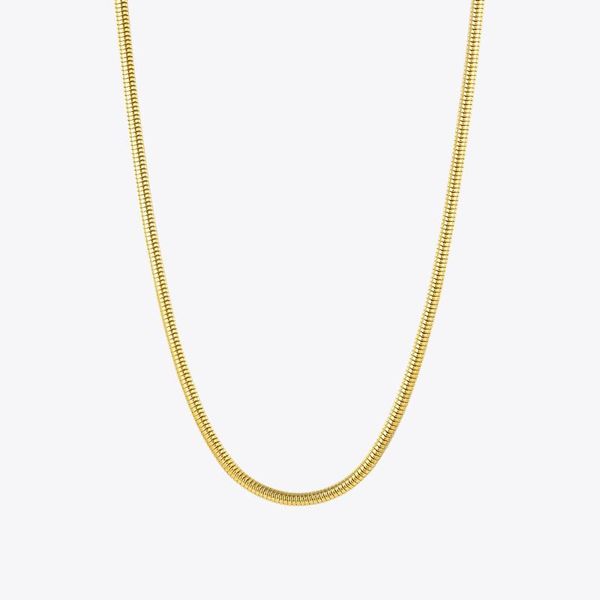 

enfashion hip hop snake conse ожерелья для женщин золотой цвет из нержавеющей стали ожерелье рождественские коллер мода ювелирные изделия p2, Silver