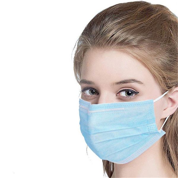 

layer designer face ear-loop mouth 3 masks cover 3-ply non-woven disposable anti dust mask soft breacn8idp