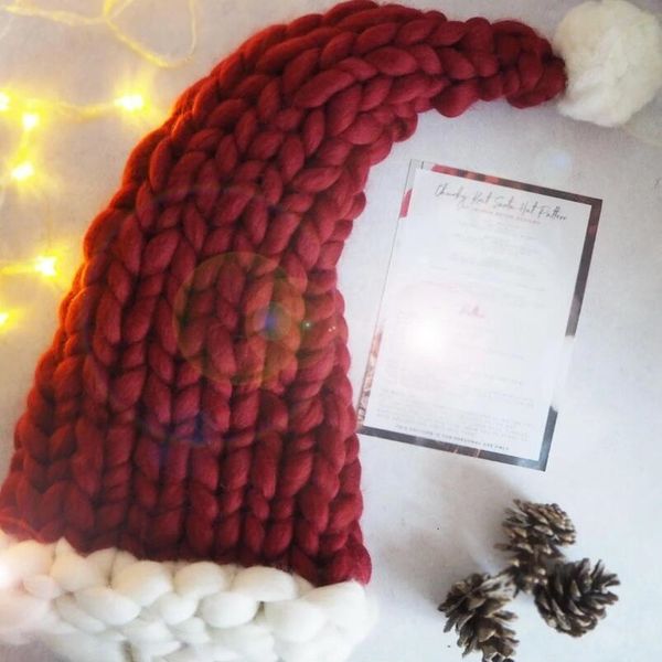 

christmas wool knit hats 3 fashion size home outdoor autumn winter warm hat xmas gift party favor indoor tree decoration
