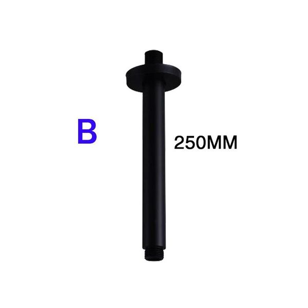 

black round and square shower arm multi style wall mount ceiling mount shower holder brass folding extension telescopic arm jllmgy
