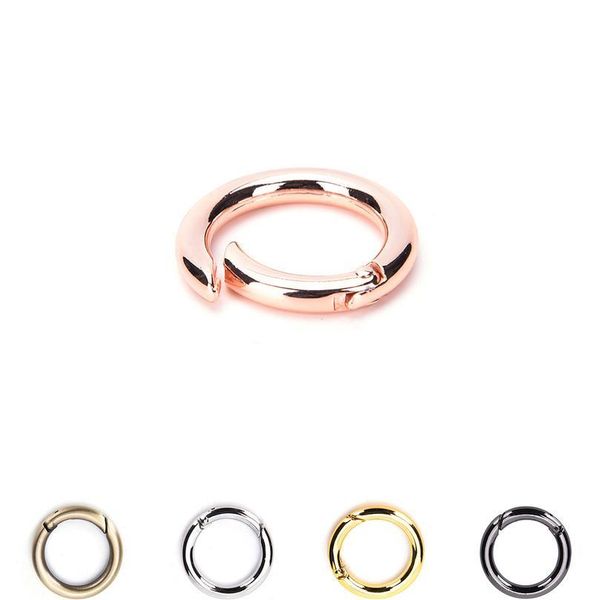 

new 1pc 28mm silver/gold plated alloy carabiner hook snap hook connector qylqkb