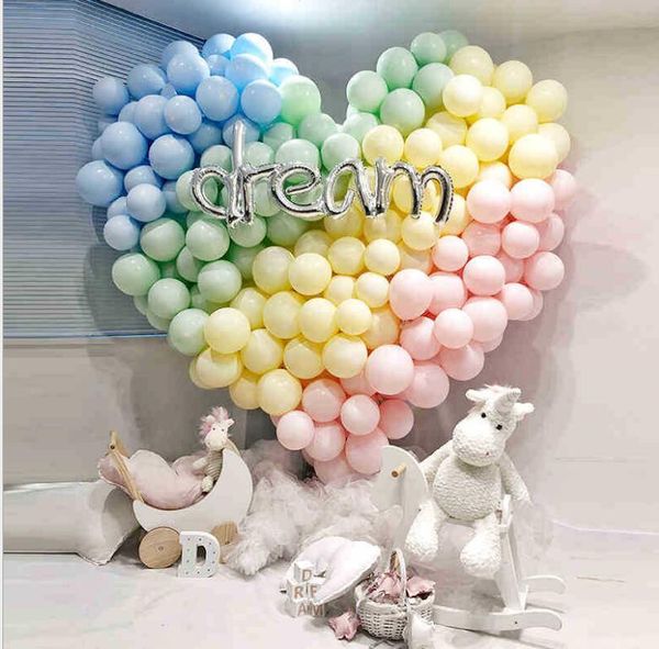 Palloncino in lattice Decorazione per feste macarone palloncini per caramelle disposizione della stanza per matrimoni di compleanno Proposta pubblicitaria