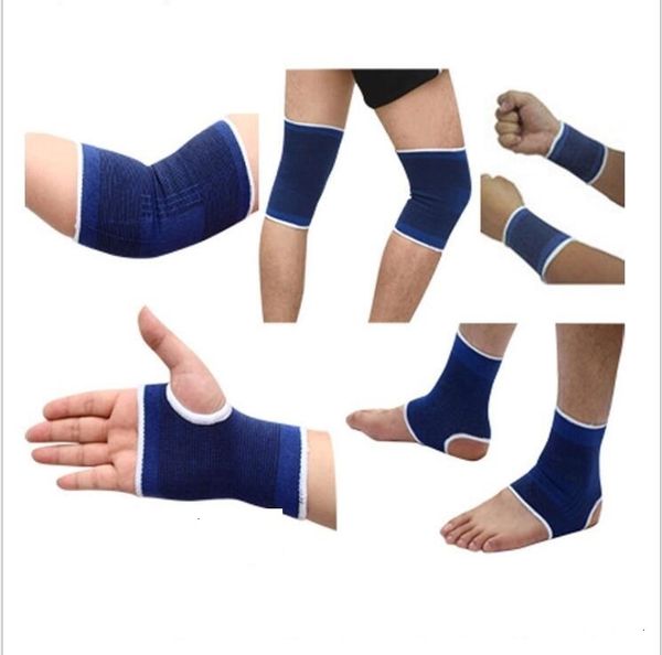 

sports wristbands ankle guard protective set wrist support hand guard elbow pad ankle support knee pad fitness gear high quality