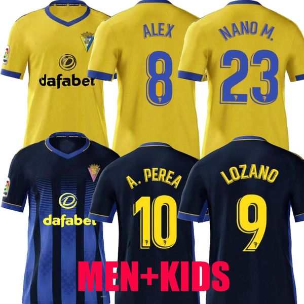 

2020 2021 cadiz футбол футбол cádiz cf camisetas de fútbol 20 21 лозано алекс бодигер хуан кала камисета лига мужчины + детские футбольные р, Black;yellow