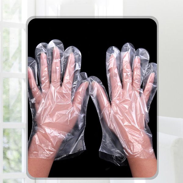 

prep factoryj4lafor 100pcs/bag factory gloves plastic cooking disposable cleaning food handling kitchen accesoutletm1v6