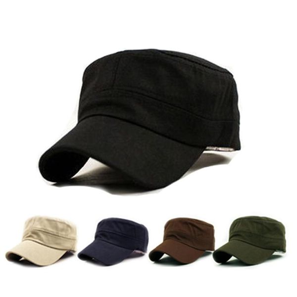 

flb] 2017 новый 1 шт. классические женщины для женщин men snapback caps vintage army hat cadet военный патруль cap gorras bayball unisex ha, Black;white