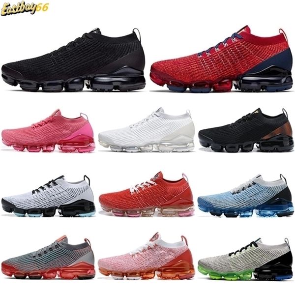 

fly 3.0 knitting woman man running shoes pink rose white blue triple black sport sneakers mans trainers outdoor fashion
