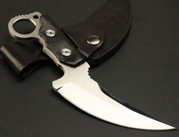 Top-Qualität Karambit Indonesian Machete S35VN Satin Blade Selbstverteidigungsentscheidung Taktisches Überlebensjagdwerkzeug Outdoor Camping Wanderwanderungsmesser