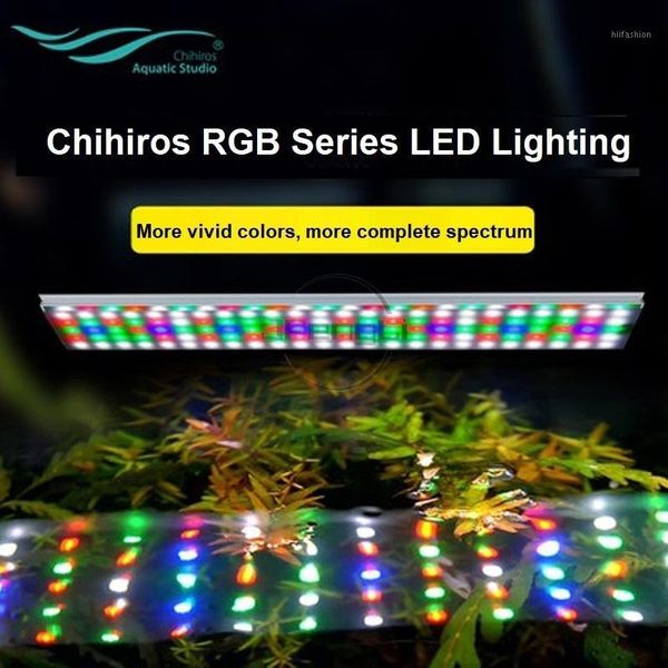 

chihiros rgb series led lighting system plant light aquarium water plant fish tank multi-color commander smart gve plug1