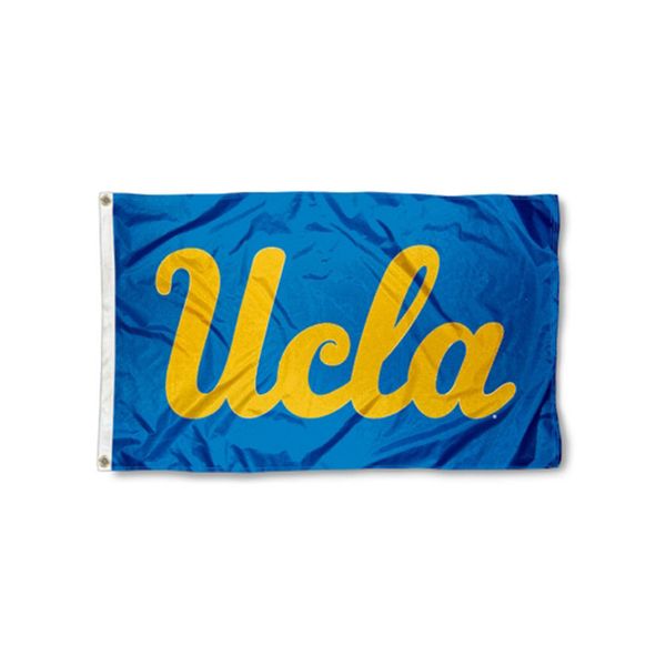 UCLA-Bruins-Custom -Flag, Bandiere personalizzate 3x5ft Sport Pubblicità economica Tessuto 100% poliestere con occhielli in ottone, spedizione gratuita