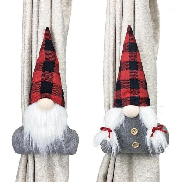 

christmas santa tieback holder doll holiday ornament xmas tree curtain decor1