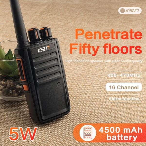 

walkie talkie handheld radio 8w high-power uhf portable two way radio communicator hf transceiver