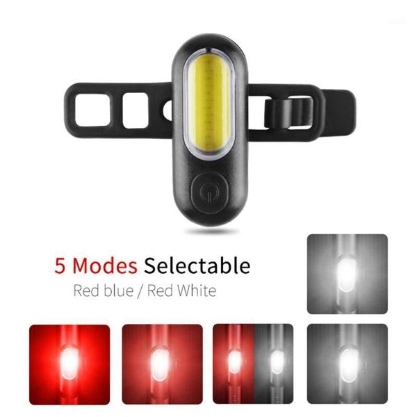 

led bicycle rear light usb charging rechargeable cycling accessories1