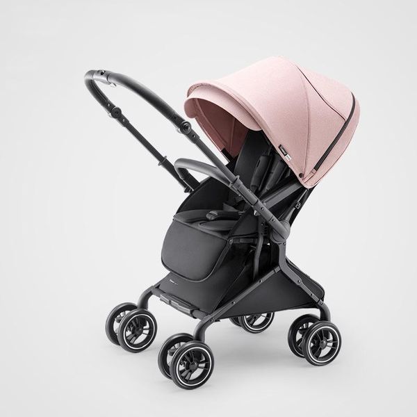 

strollers# high landscape stroller two-way sitting and lying travel baby cariage 360 born car