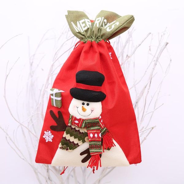 

christmas decorations large gift bags candy holders santa claus snowman reindeer for tree ornament home decoration1
