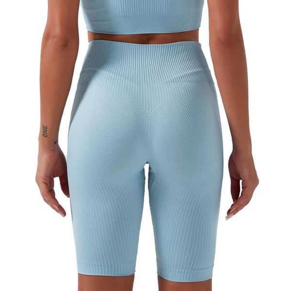 

2020 новая высокая талия бесшовные тренажерный зал шорты фитнес йога короткие щетки publoga шорты нейлоновая спандекс работает короткие трен, White;red