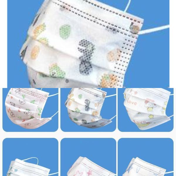 

cne face kids disposable fast 3 layers line anti dust children style mouth mask carbon filter wi luxm