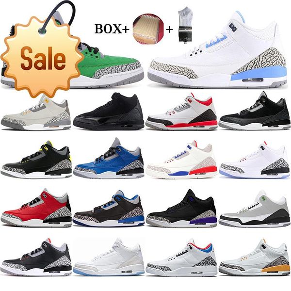 

2022 jumpman 3 3s mens basketball shoes sport blue unc grateful cool grey tinker animal instinct 2 .0 court purple red black cement trainers