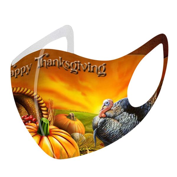 

thanksgiving face masks washable mouth fabric facial mask for protection reusable earloop mouth caps mondkapjes bbyhak bwkf