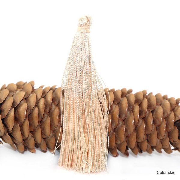 

30pcs 6.5cm polyester silk tassel fringe pendant diy garments curtains crafts tassels trim handmade decoration accessories h jllncx