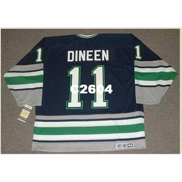 

men #11 kevin dineen hartford whalers 1989.1996 ccm retro away hockey jersey or custom any name or number retro jersey, Black