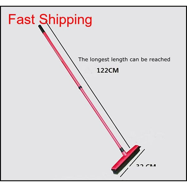

squeegees broom pet hair removal broom telescoping handle carpet rubber broom removable rod floor water removal wi qylqla bwkf