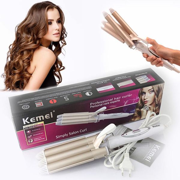 

kemei professional hair care & styling tools curling hair curler wave hair styler curling irons crimper krultan wmtmfy