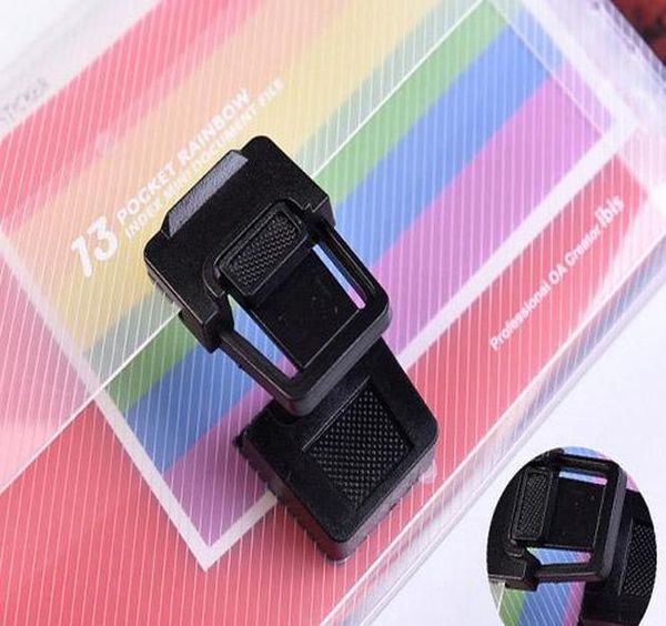 

13 grids a6 document bag cute rainbow color mini bill receipt file bag pouch folder organizer file hold bbynlq xmh_home