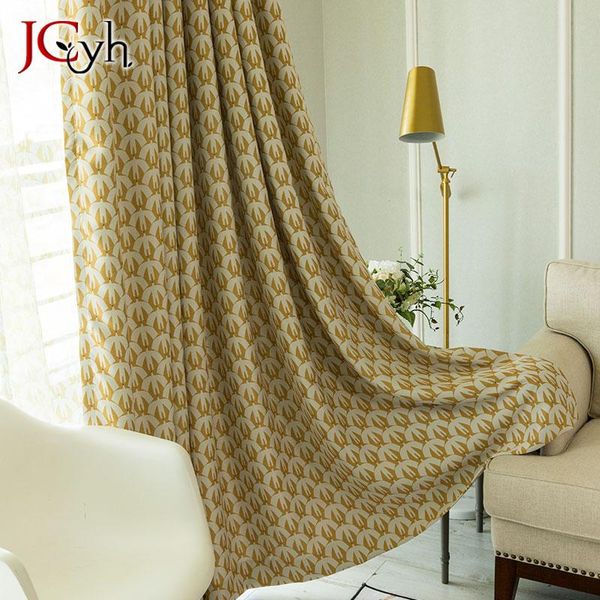 

curtain & drapes blue curtains for living dining room bedroom screens printing american villages minimalist european style blackout tend