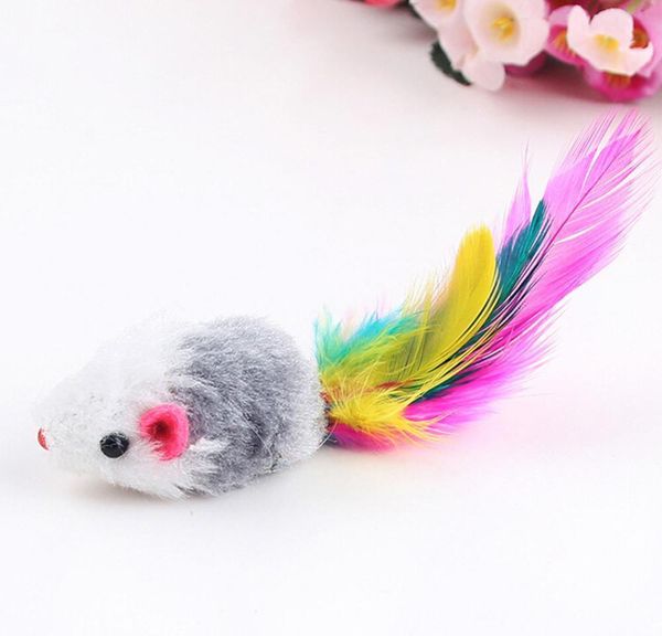 

new 5pcs/lot funny false mouse rat toys for cat kitten colorful plush mini mouse toys p jllfcj loveshop01