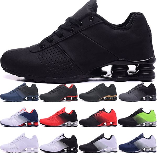 

2021 shox 809 running shoes mens trainers triple black white red green men women sneakers sports size 40-46