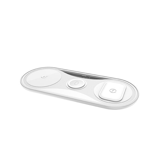 

selling durable anti high temperature magnetic 3 in 1 fast 15w mobile phone holder with wireless charger