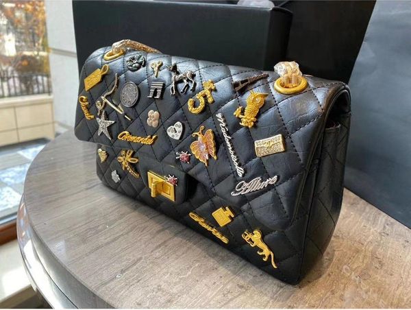 

only thirty small sweet wind ling lattice chain bag personality badge female bag 2020 new tide