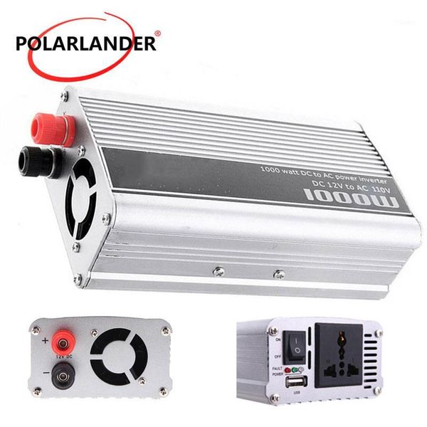 

1000w car power supply modified sine wave dc 12v to ac 220v usb charger adapter1