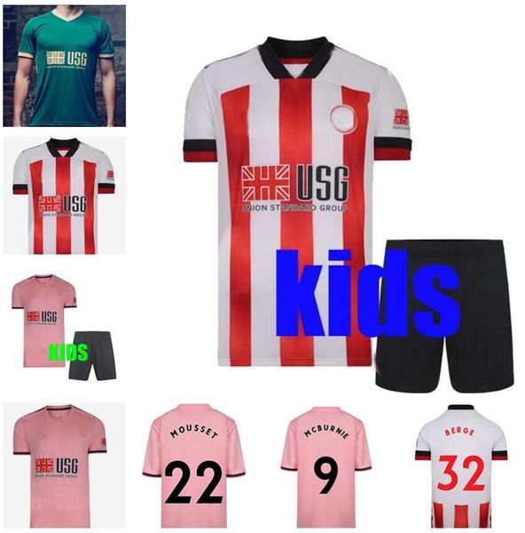 

20 21 sheffield soccer jerseys berge mousset united 2020 2021 mcburnie lundstram fleck men kids kit football shirt norwood sharp jersey, Black;yellow