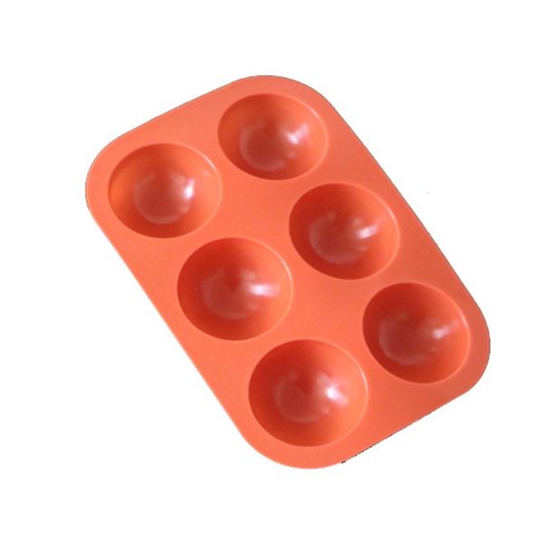

dessert moulds pudding non stick cake mould sweets reusable silicone semicircle mold solid color 2 2ll p2