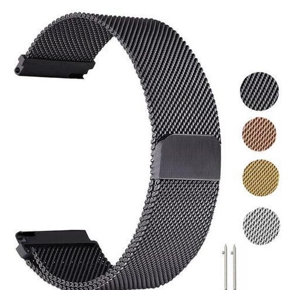 

40mm/galaxy band 42mm magnetic 22mm watch watchband steel samsung stainless galaxy strap bracelet for milanese 20mm watch active loop wmtma