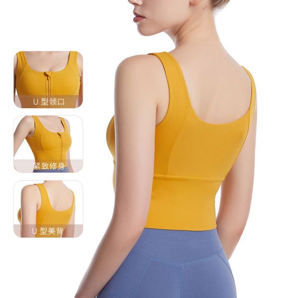 

2021 front zipper sports bra high impact long line seamless sport bras women yoga comfy training bralette gym crop top, White;red