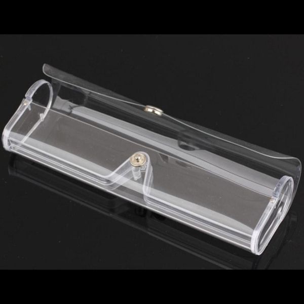 

1 шт. горячая распродажа портативные путешествия женщины прозрачные pvc очки для глаз коробка сумка защита корпуса перенос коробка очки acce