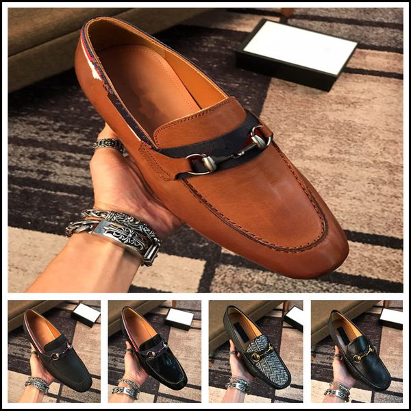 

man leather shoes slip on crocodile skin printing men's formal shoe genuine leather alligator design dress loafers big size 45, Black