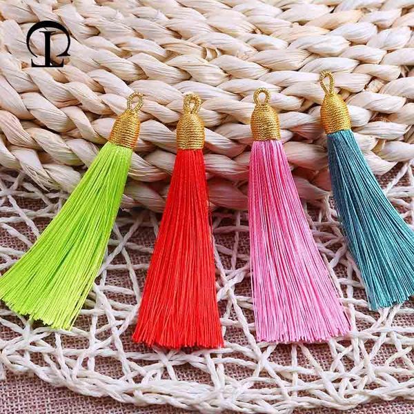 

12pcs lot goldencap vertical tassel silk fringe bangs flower tassel decorative garment for curtains home decoration accessories h bbynfe