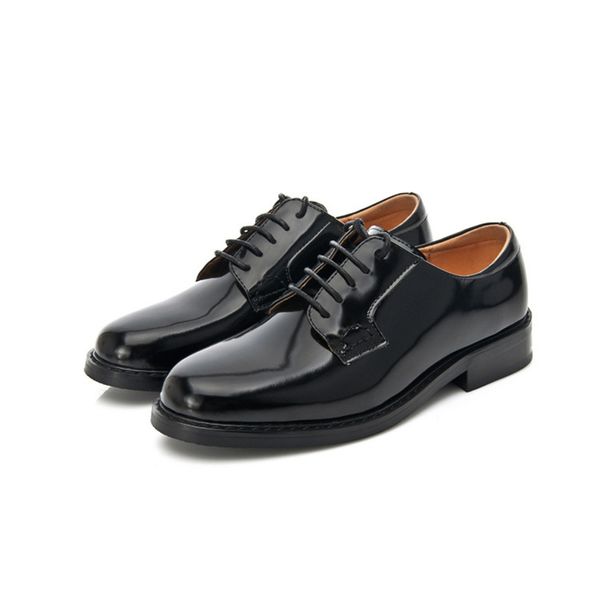 

casual formal womens office leather patent black platform oxfords shoes profession zapatos mujer career ck5b