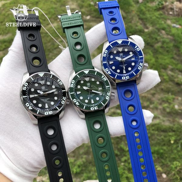 

professional 200m dive watch 316l стальные механические часы auomate оригинальные япония nh35a дайвинг-часы sapphire crystal c3 светящий sqc, Silver