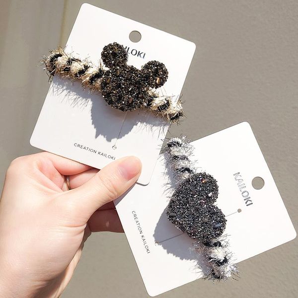 

fashion cartoon rat rubber bands for hair bands five-pointed star autumn and winter nylon headbands for women bows girls